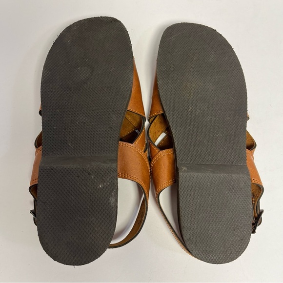 Vintage Kinsman 100% Leather Fisherman Sandals Men Size 8 - Picture 8 of 8
